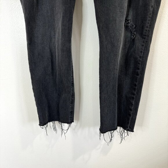 Old Navy Women's Boyfriend Jeans - Black - Picture 3 of 11